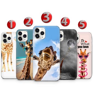 Giraffe Lover Phone Case: Playful Animal Design