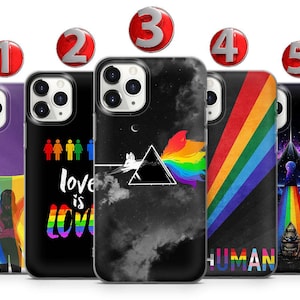 LGBT Pride Phone Case: Rainbow Rights Design