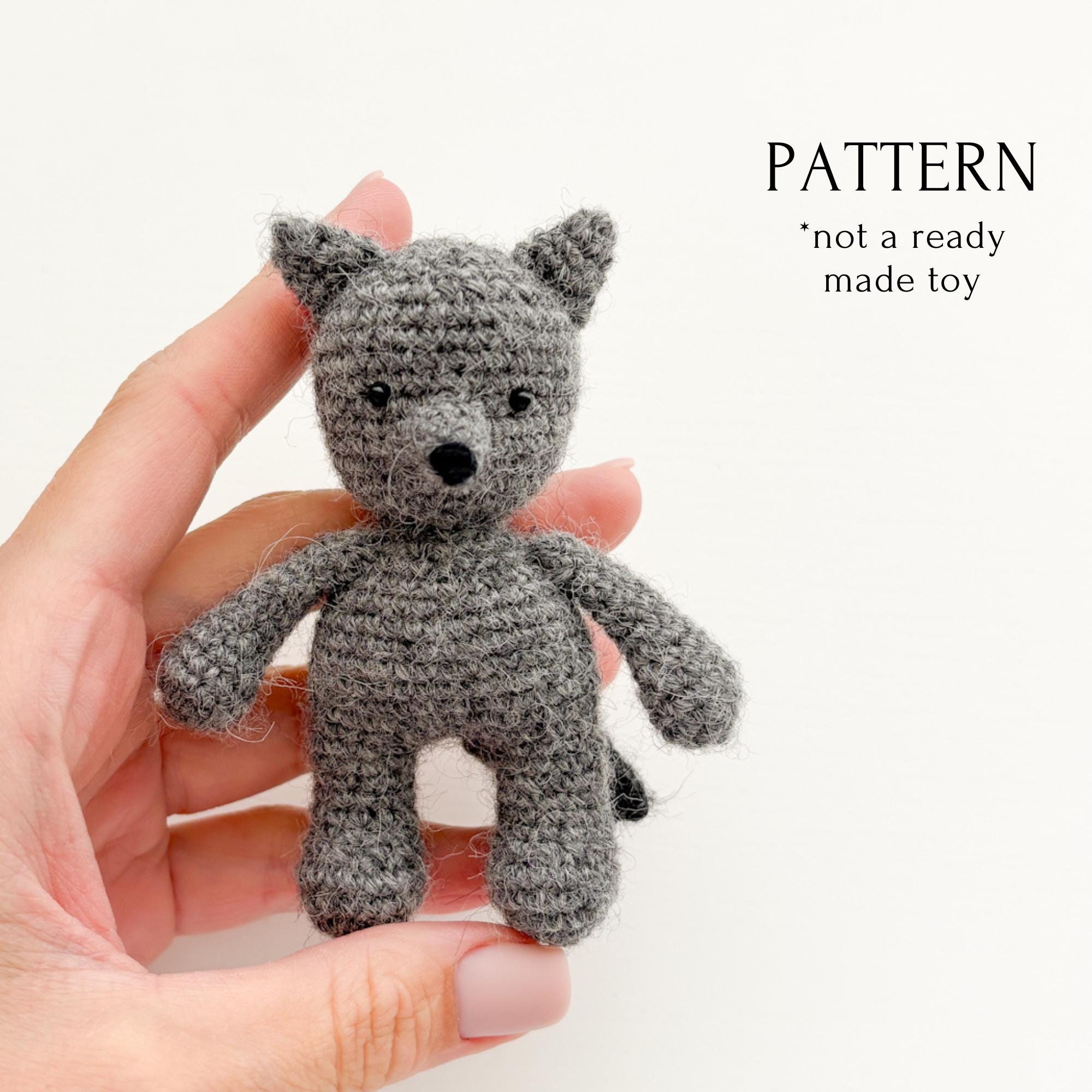 30 Wolf Crochet Patterns to Stitch for Woodland Decor, Gifts, and Amigurumi Displays 13 Little Stuffed Wolf Crochet Pattern