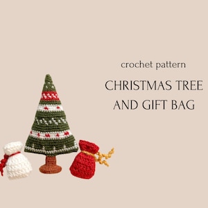 Christmas tree crochet pattern - amigurumi for Christmas DIY - Christmas decor idea - video tutorials - English - PDF - digital pattern