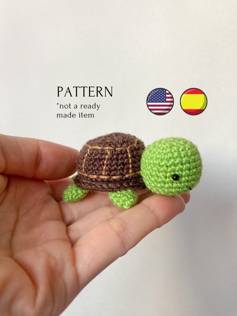 CROCHET PATTERNS : Tara the Turtle Mom and Her Babies english