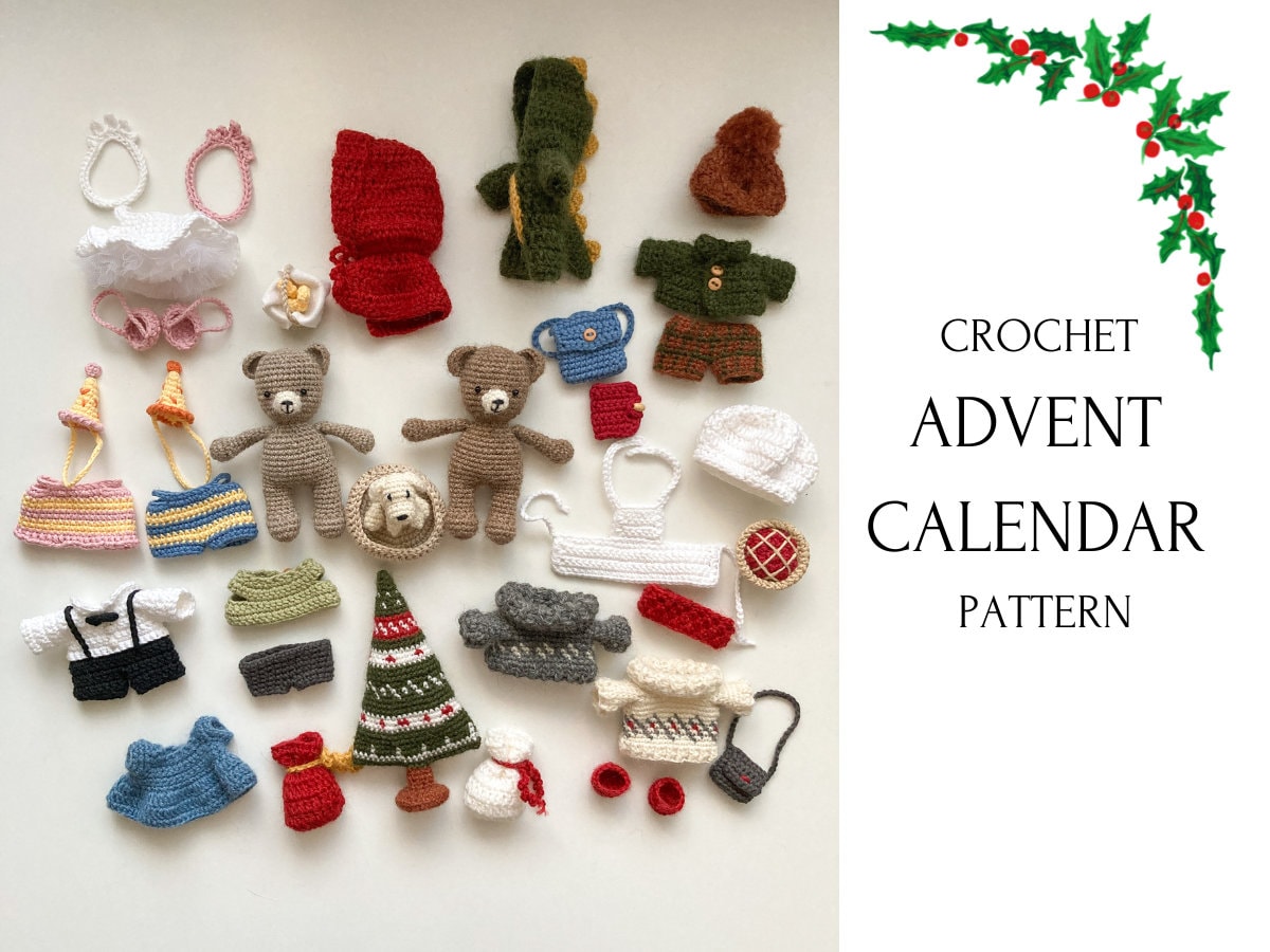 Advent Calendar Crochet Pattern for Christmas With Many Video Tutorials ...