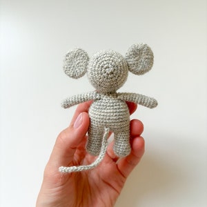 Virkmönster för liten mus, virkat amigurumi-musmönster, virkhandledning, lättförståelig amigurumi bild 8