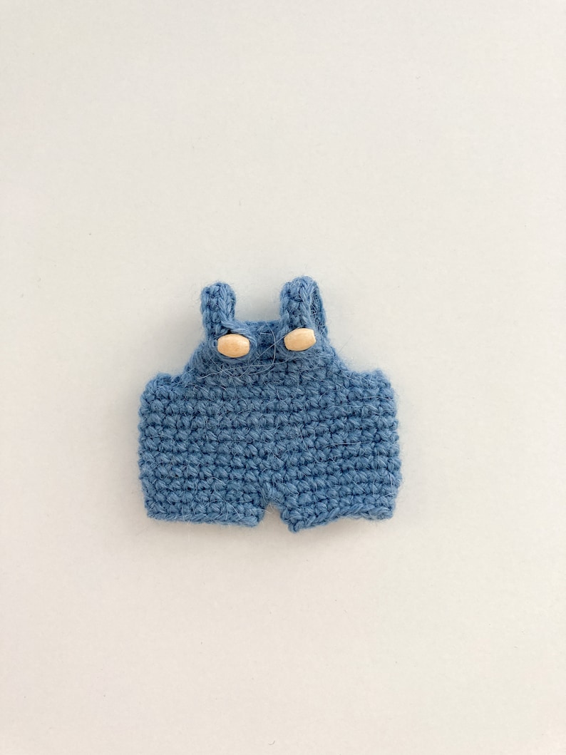 crochet pattern bear in overalls, VIDEO, amigurumi crochet Paddington, crochet toy, overalls, tutorial in PDF, easy to follow image 7