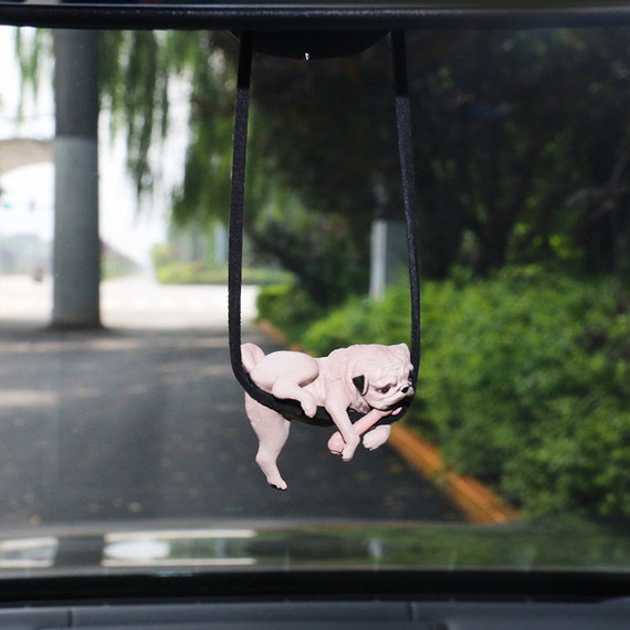 Swinging Cute Dog Car Hanging Ornament, Dog Swing Car Ornament, Rear View  Mirror Hanging Accessories, Charms Ornament, Gift for Kids 