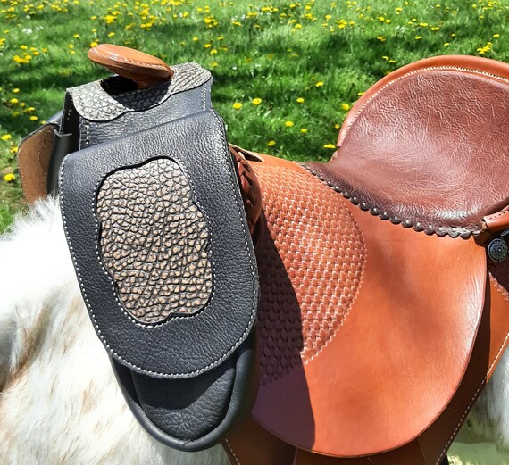 Leather Horse Horn Pommel Saddle Bags Etsy