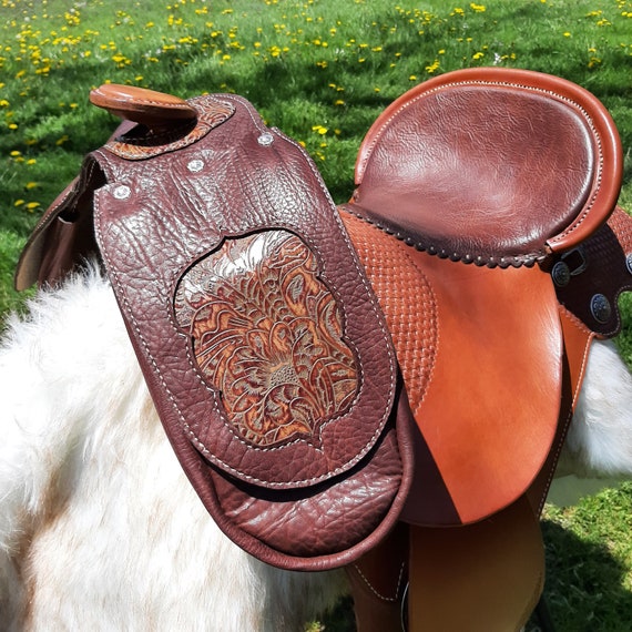 Leather Horse Horn Pommel Saddle Bags Western Trail Riding Etsy Australia