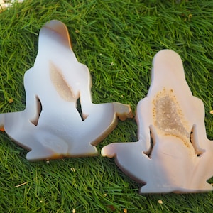Adorable Druzy Meditating Lady - Metaphysical Crystal