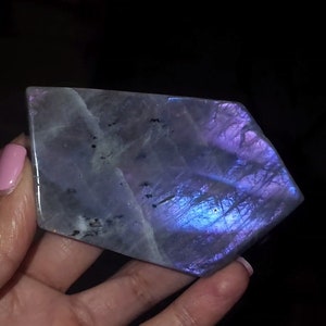 Purple & Blue Flash Labradorite Freeform