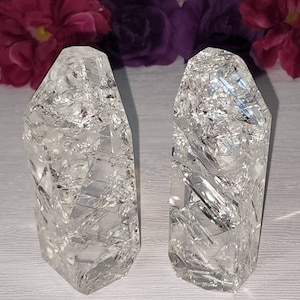 Rainbow Crackle Clear Quartz - Metaphysical Crystal