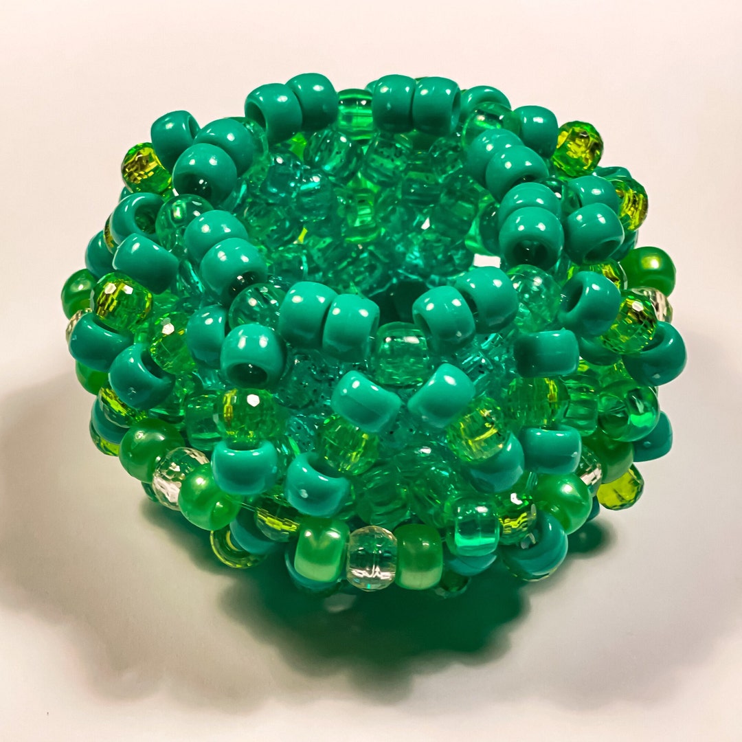 Kandi Cuff, Kandi Bracelet, 3D Kandi Cuff, Rave Bracelet, Candy Cuff