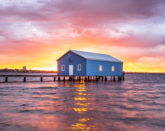 The Blue Boat Shed (Portrait Mode)