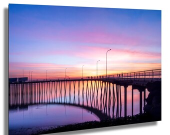 ダービー（西オーストラリア州）の海岸風景 – 夕暮れの静かな桟橋
