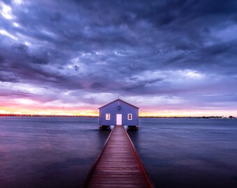 The Iconic Blue Boat Shed