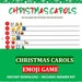 Christmas Carols Emoji Game Printable |christmas Carols Quiz |church ...