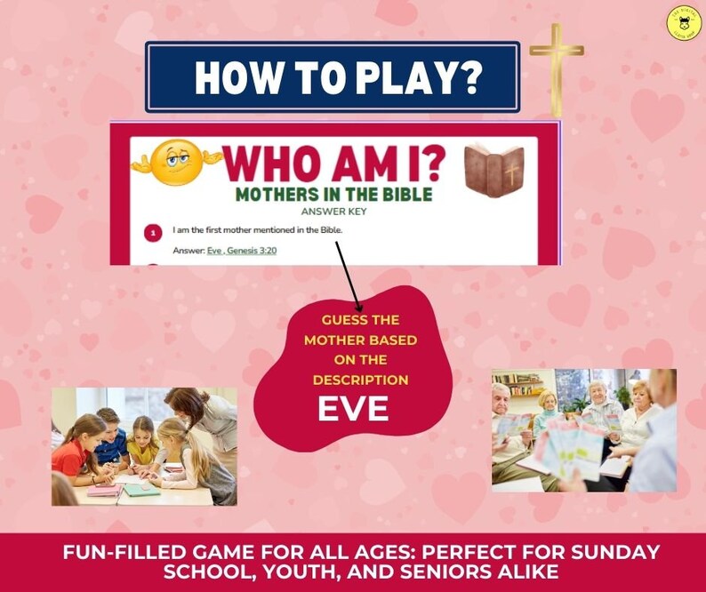 Bible Mothers Trivia | Who Am I? Game Printable | Mothers in the Bible ...