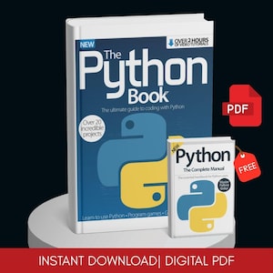 The Python Book |Ultimate Guide to Coding with Python eBook (Digital Download PDF)