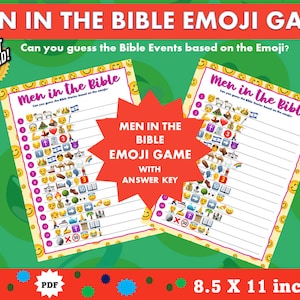 Bible Quiz - Say What You See Dingbat Picture Quizzes | Rebus Trivia Quiz |  Great as a Bible Study Game or for Sunday School Church Groups