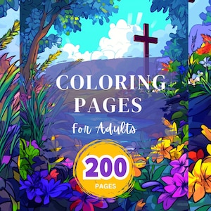 Christian Coloring Book for Adults: Bible Verse Art (PDF Download)