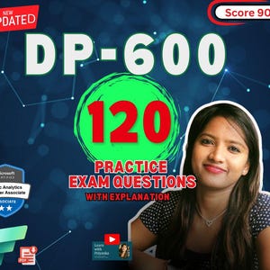 DP-600 Practice Exam: 109 Questions with Explanations (PDF)