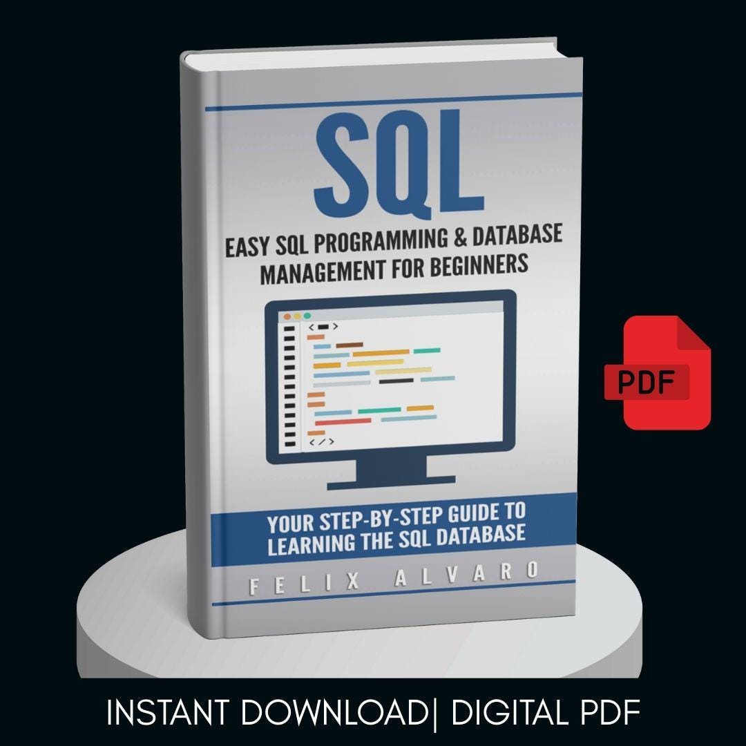 SQL for Beginners Ebook (digital Download PDF) - Etsy