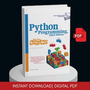 The Python Book for Absolute Beginners |Python eBook (Digital Download PDF)