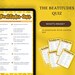 Beatitudes Quiz |bible Beatitudes Trivia Game Printable | Sunday School ...