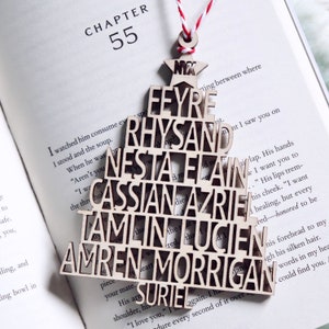 ACOTAR Characters Christmas Tree Ornament