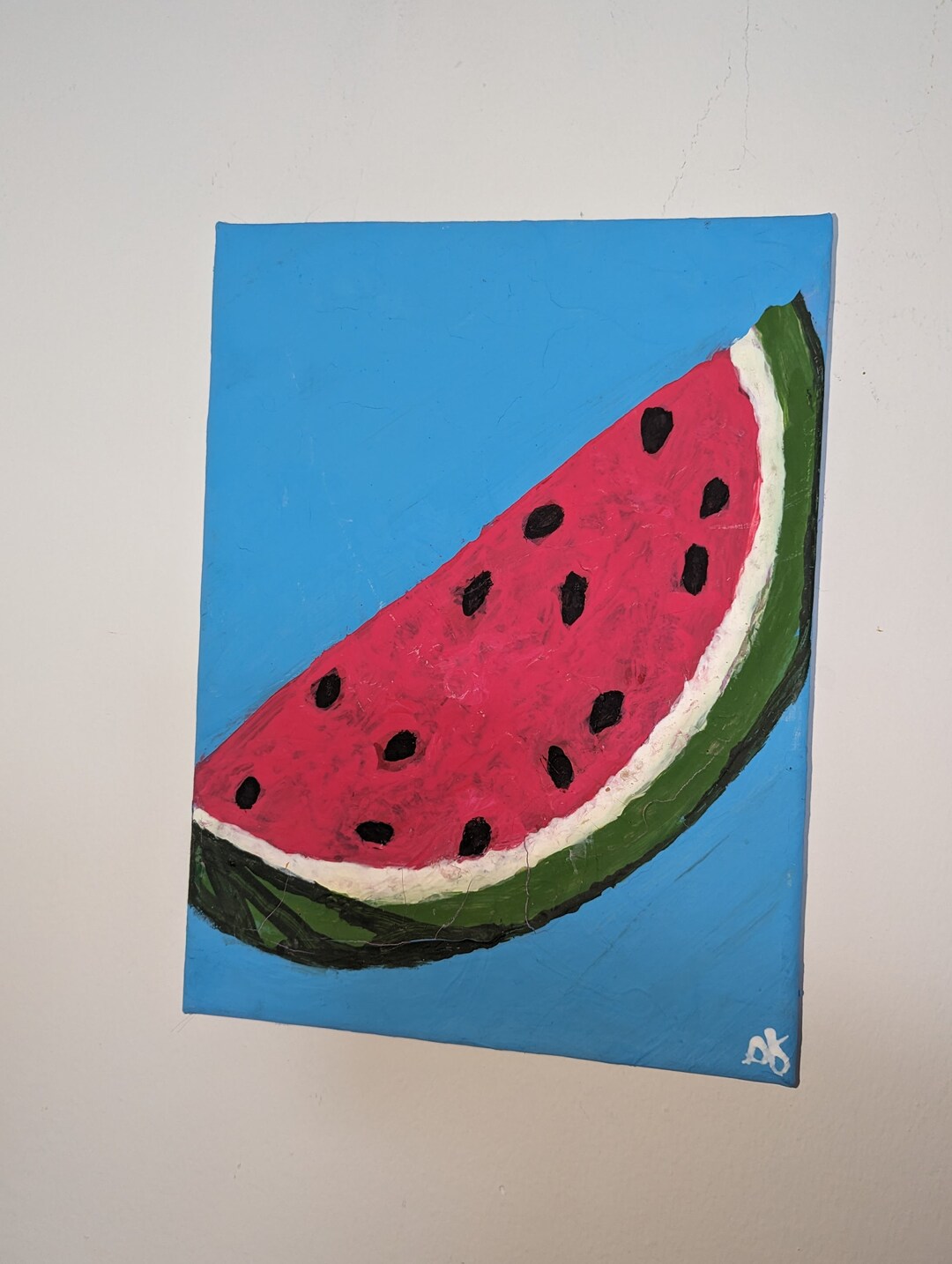 Photo inspiration: Gallery Detail: Custom Hand Painted Acrylic Painting Watermelon