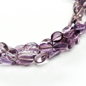 AAA Pink Amethyst Smooth Nuggets Beads, Natural Pink Amethyst Beads, Pink Amethyst Nuggets Beads, Amethyst Gemstone Beads for Jewelry, SALE