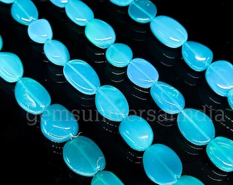 AAA Blue Ethiopian Opal Nugget Beads Ethiopian Opal Gemstone Beads Smooth Opal Nuggets 16 Inch Strand Natural Opal Beads For Jewelry Making