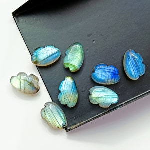 Flashy Labradorite Cloud Shape Briolettes, AAA Labradorite Smooth Cloud Shape Gemstone, Loose Hand Carved Beads, Jewelry Making Beads 12x8MM