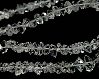 AAAA Herkimer Diamant Perlen, Herkimer Diamant Quarz Perlen Strang 4-6 MM Ungeschnittene Diamant Perlen für die Schmuckherstellung, Großhandel Herkimer Perlen 16 "