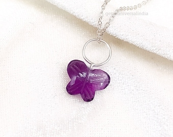 Collana con Ciondolo a Farfalla in Argento