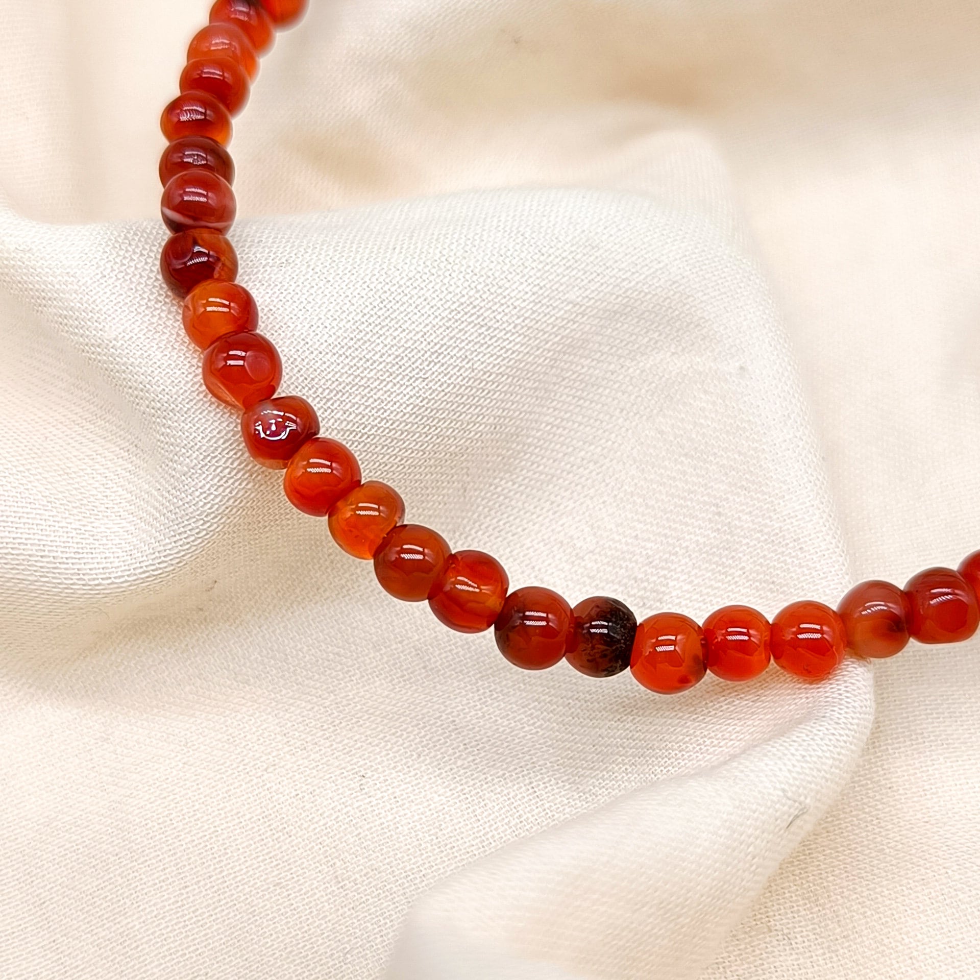 Bracciale In Corniola E Argento 925 Dorato - Fiori Di Primavera - Foto 10