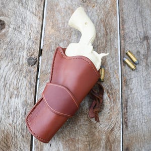 The Duke Leather Holster, Western holster, fast draw holster, lined