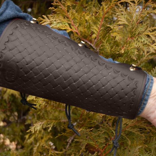 Leather Arm Guards Etsy