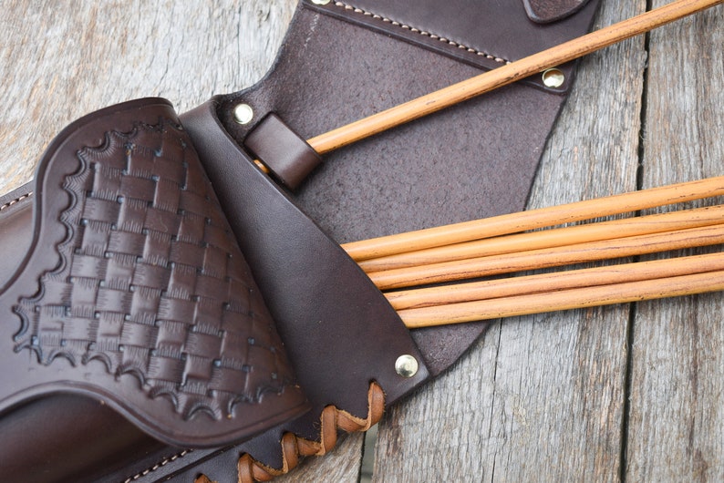 Leather Archery HIP Quiver Archery Belt Quiver Arrow Quiver Etsy