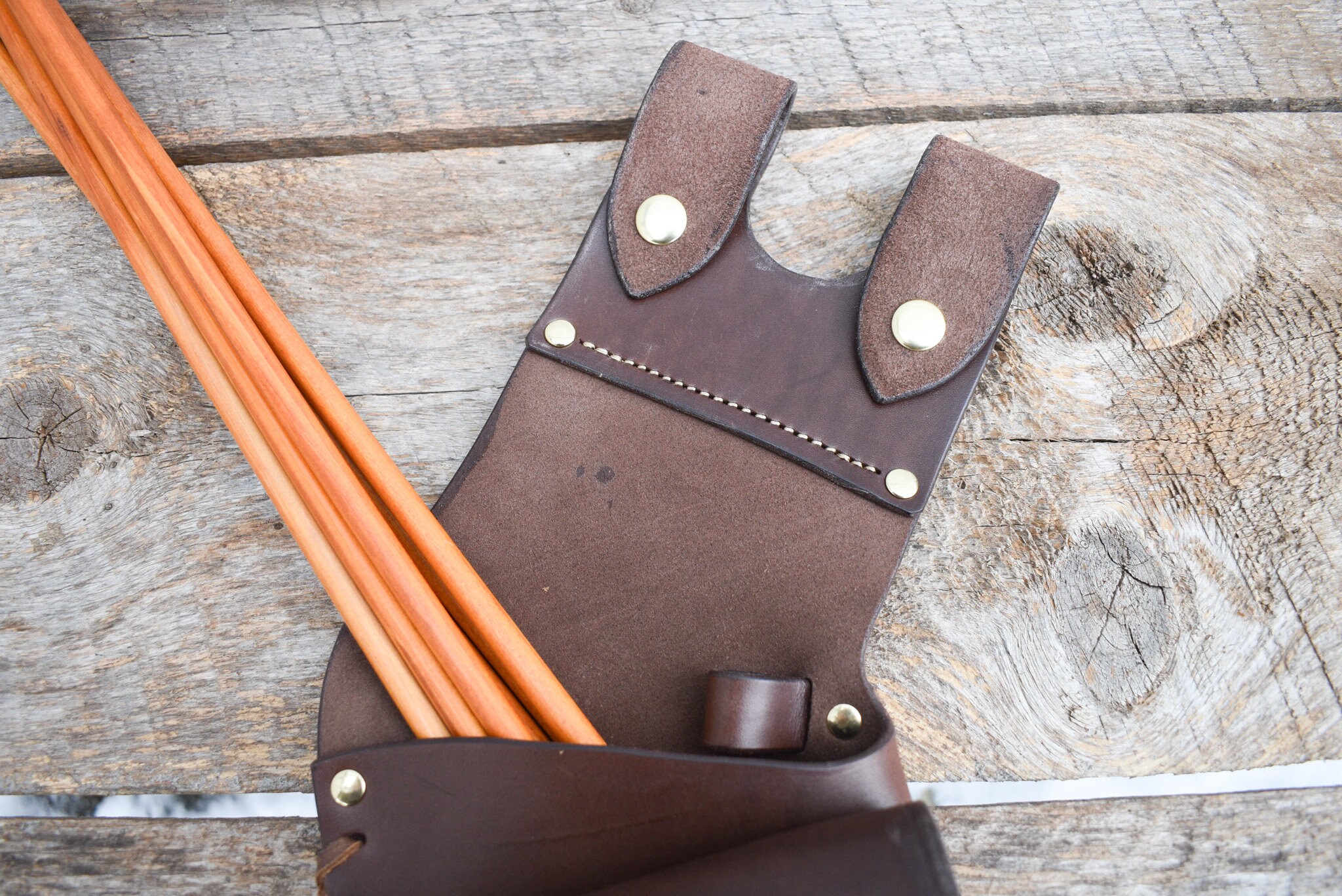 Leather Archery HIP Quiver/armguard Combo, Archery Belt Quiver With