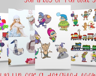 Clipart Mystery Bundle. -BIG 390+ collection of unique clip art that's a super surprise box of digital printable fun, Come see!