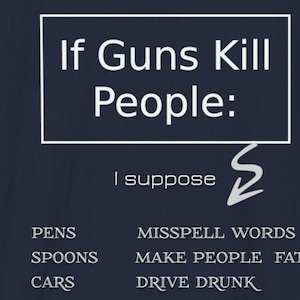 A funny political tee shirt, a great dad gift, made for pro-gun 2A shirts.  Make a great gun-lover gift! Funny Pew Pew T-Shirt.