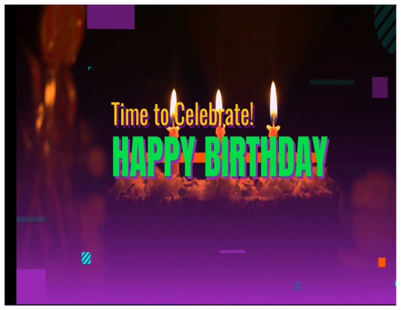Buy Happy Birthday Video Card W/ Stereo Music 5 Animated Greeting Online in India - Etsy Buy Happy Birthday Video Card W/ Stereo Music 5 Animated Greeting Online in India - Etsy