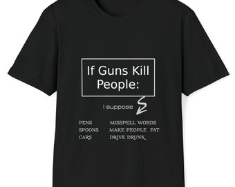 Una divertida camiseta política, un regalo ideal para papás, ideal para quienes apoyan las armas en la Segunda Enmienda. ¡Un regalo ideal para los amantes de las armas! Divertida camiseta de Pew Pew.