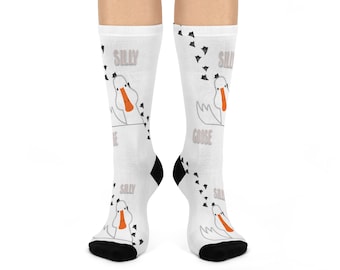 Dumme Gans Socken! Premium-Socken mit Kissen für längeres, weiches, bequemes Tragen.