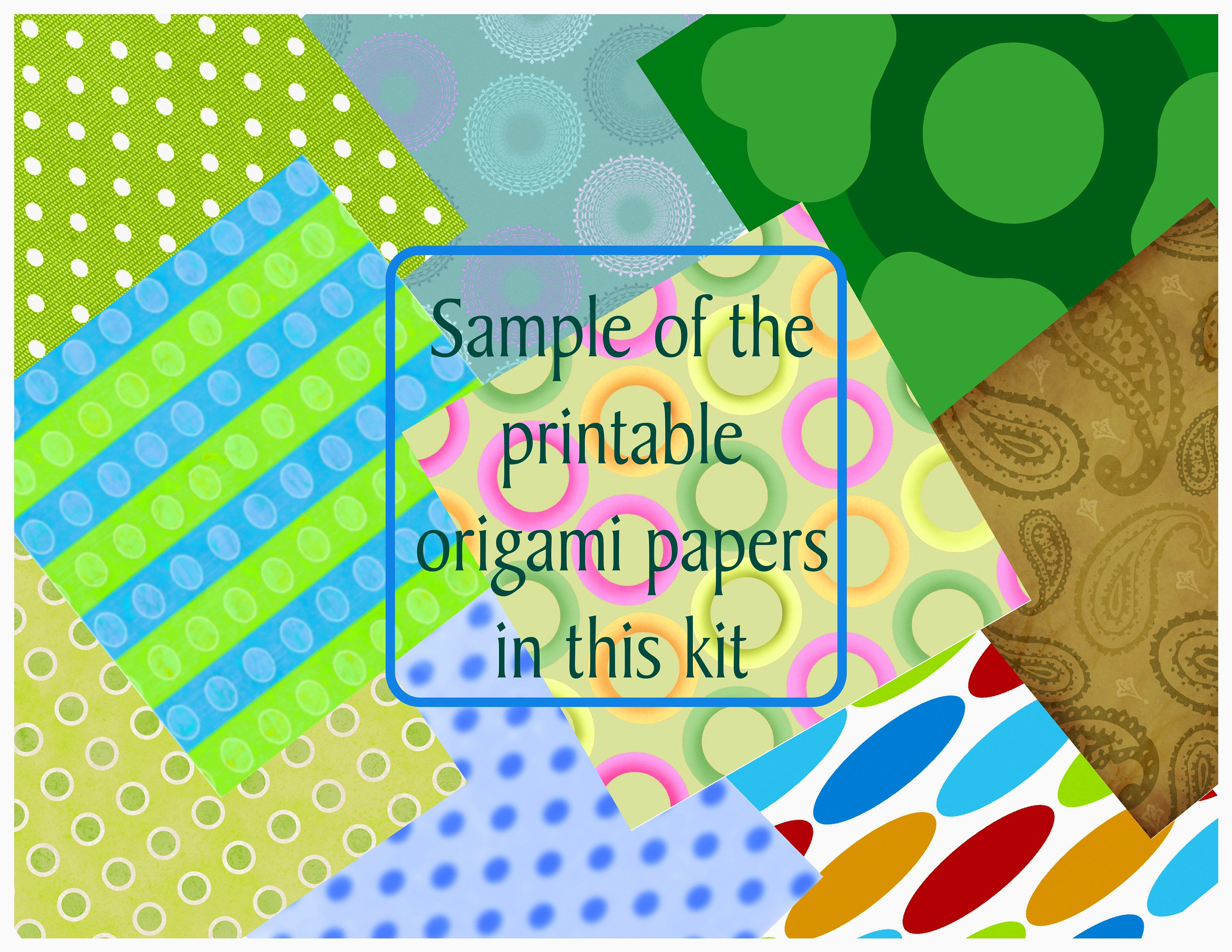Frog Origami Ki Illustrated Jumping Frog Instructions, 45 Lux/cute ...
