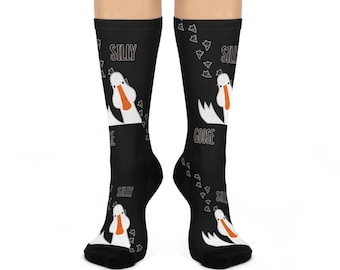 Dumme Gans Crew Socken, gepolsterte Neuheit Socken