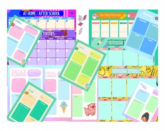 no more homework clipart Student Planner Kit: 15 Student digital planners! Academic planner, essay planner, activities, chore chart, & more + COOL FREE GIFT!