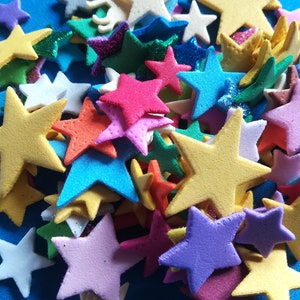 Stelline fustellate in gomma Eva foam