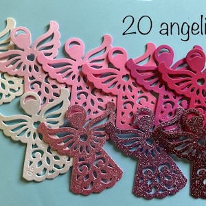 20 angeli natalizi in gomma Eva foam