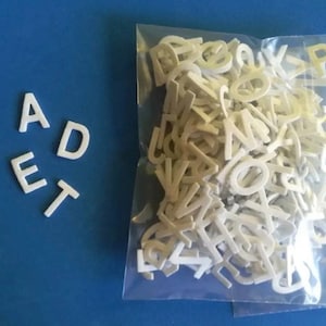Letras del alfabeto de goma espuma Eva de 2 cm.